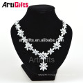 White Gold Plate diamond fashion necklace free samples